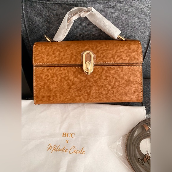Melodie Cecile DUYP Madison Bag in Camel Brown, Brand New in Box - Picture 3 of 11